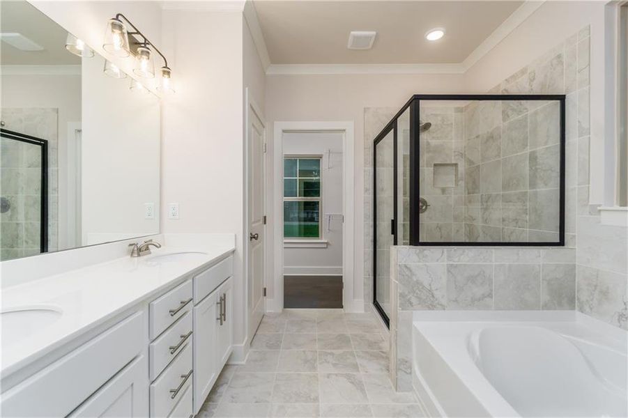 Furnished interior view inside a new home in , Snellville (Image 7).