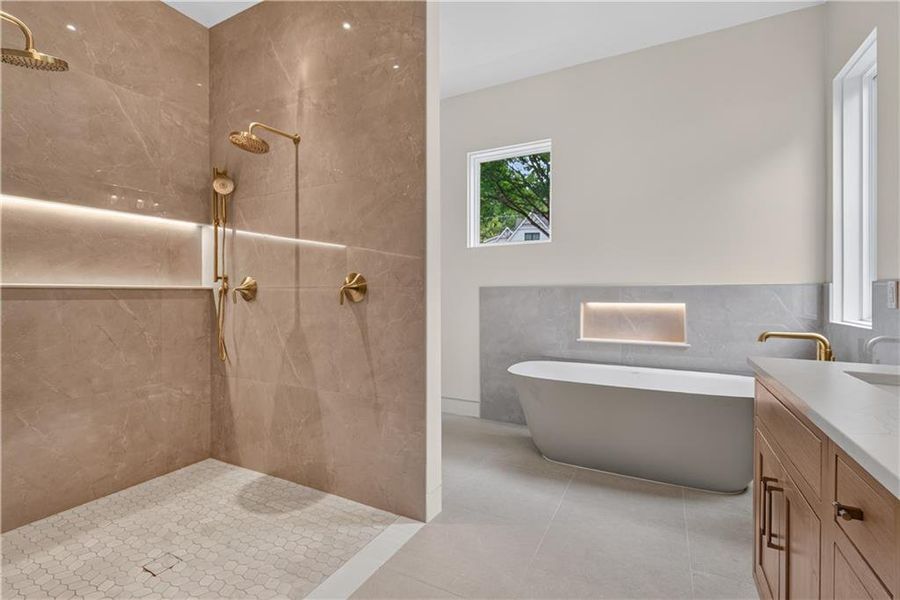 Furnished interior view inside a new home in , Dunwoody (Image 8).