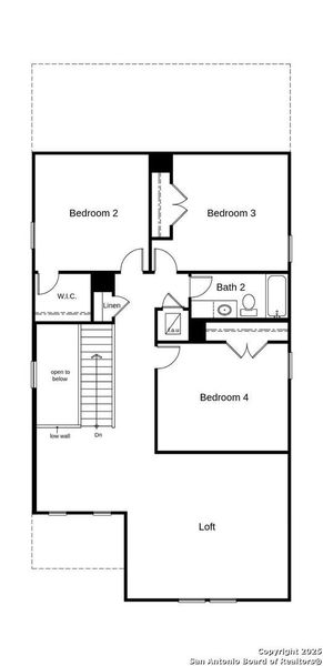 2D floor plan layout of this home in The Granary - Heritage Collection, San Antonio, TX (Image 3). 2D floor plan layout of this home in The Granary - Heritage Collection, San Antonio, TX (Image 3).
