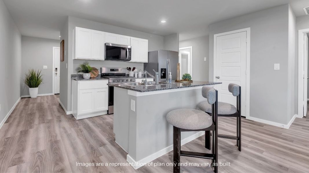 Furnished interior view inside a new home in Deer Meadows, Odessa (Image 4).