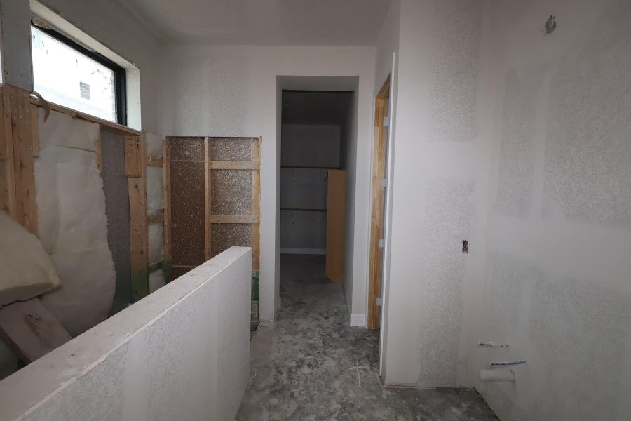 In-progress construction of a new home in Sienna - Grove Collection, Missouri City, TX (Image 6).