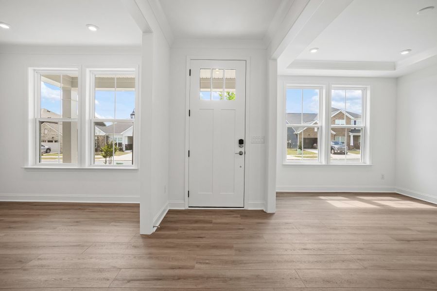 Representative unfurnished interior of a home built from the Herdwick by Pulte Homes in Parkside Crossing, Charlotte (Image 39). Representative unfurnished interior of a home built from the Herdwick by Pulte Homes in Parkside Crossing, Charlotte (Image 39).