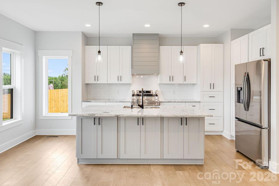 Furnished interior view inside a new home in , Hendersonville (Image 8).