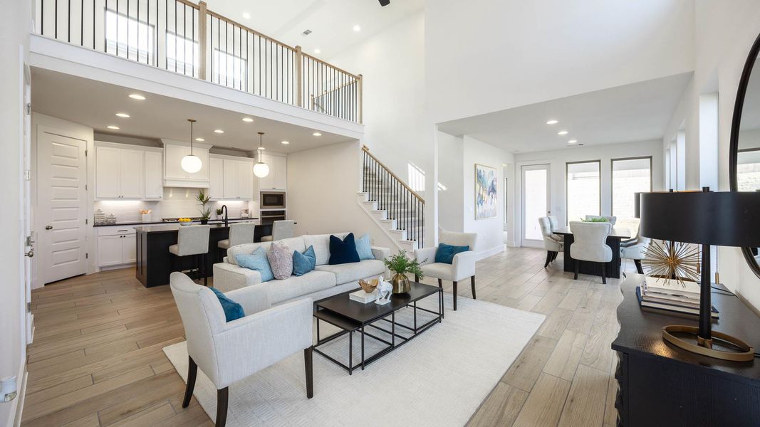 Furnished interior view inside a new home in Easton Park, Austin (Image 7).