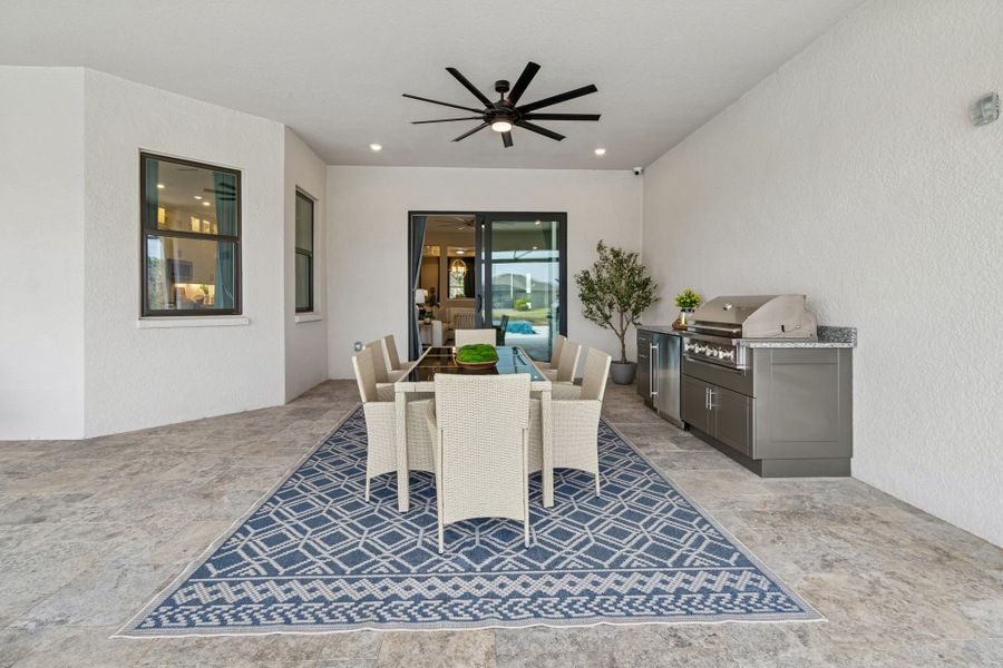 Furnished interior view inside a new home in River Preserve Estates, Parrish (Image 90).