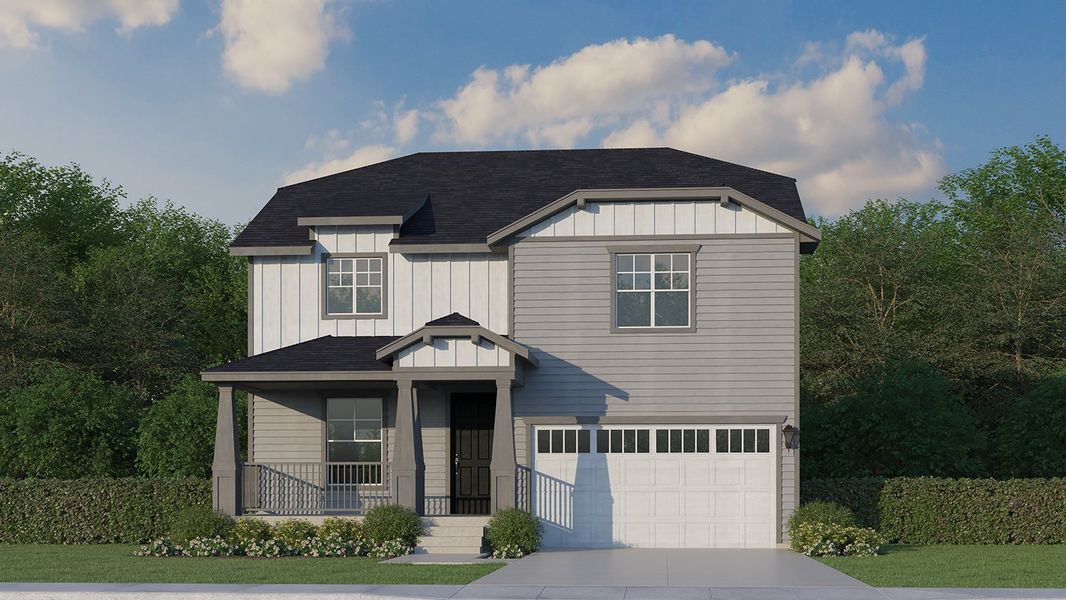 Plan C375 Elevation B Plan C375 Elevation B