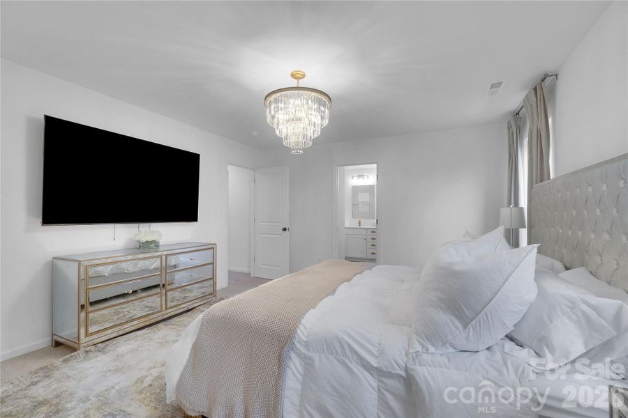 Furnished interior view inside a new home in Aubreywood, Charlotte (Image 18).