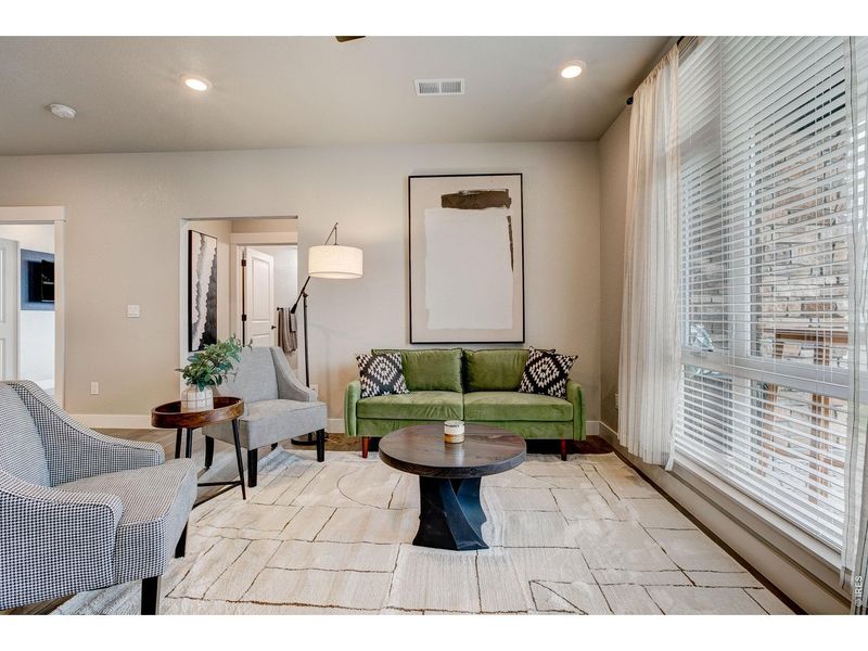 Furnished interior view inside a new home in , Loveland (Image 29).