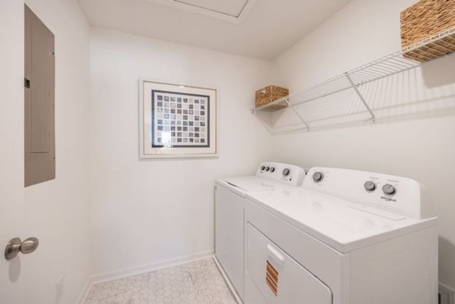 Representative interior finishes for a home built from the Hudson by True Homes in Whispering Hills, Locust (Image 20).