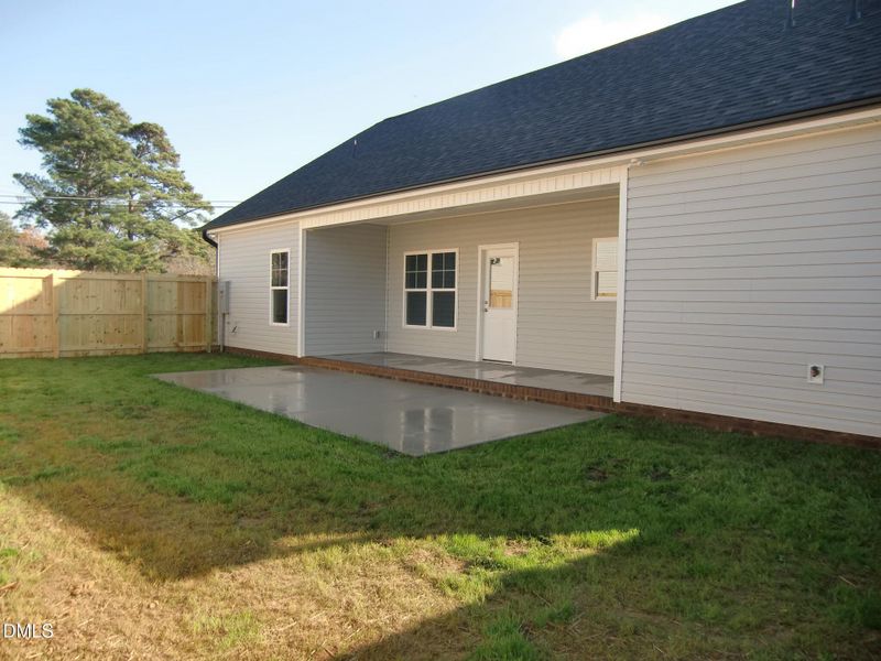 Fenced Patio Fenced Patio