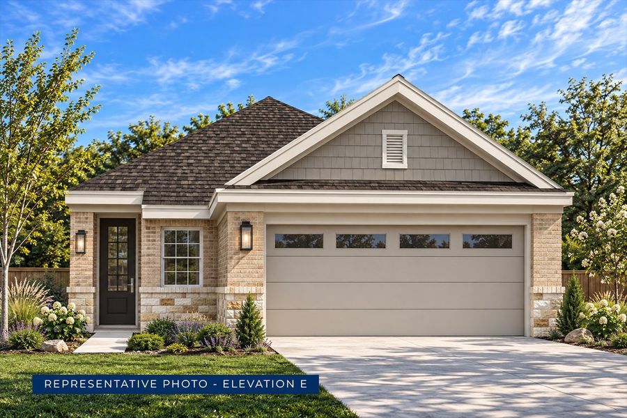 Representative exterior photo of a completed home built from the Wilson F by First Texas Homes in Oaklawn, Van Alstyne, TX (Image 7). Representative exterior photo of a completed home built from the Wilson F by First Texas Homes in Oaklawn, Van Alstyne, TX (Image 7).