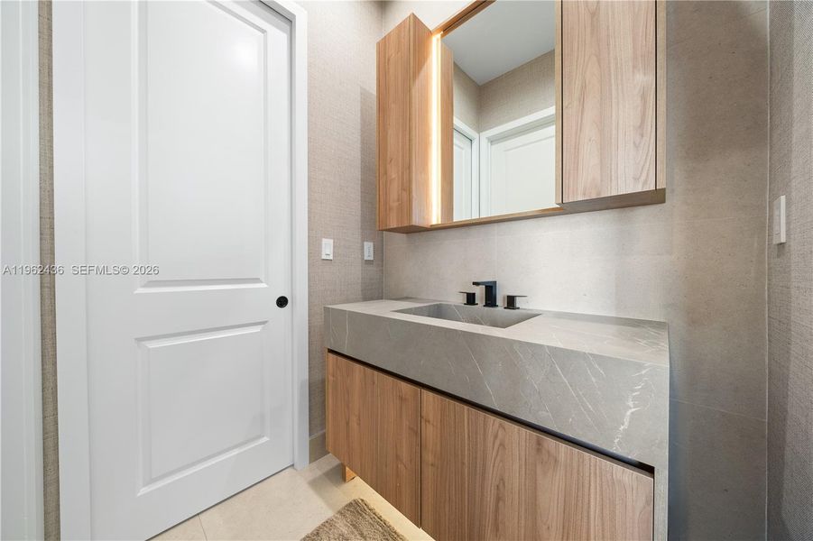 Furnished interior view inside a new home in , Miami (Image 31). Furnished interior view inside a new home in , Miami (Image 31).