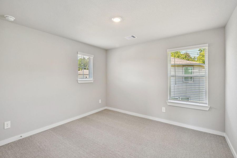 Spacious, unfurnished interior of a new home in Pine Lake Cove - Traditional Series, Montgomery (Image 38). Spacious, unfurnished interior of a new home in Pine Lake Cove - Traditional Series, Montgomery (Image 38).