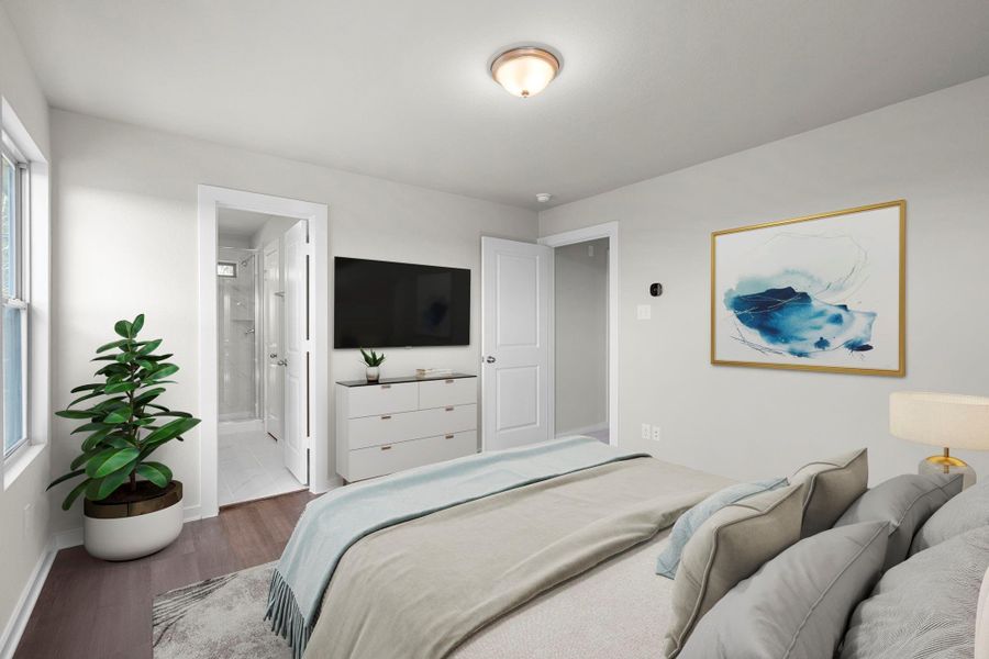 Furnished interior view inside a new home in Westridge Cove, Panorama Village (Image 11). Furnished interior view inside a new home in Westridge Cove, Panorama Village (Image 11).