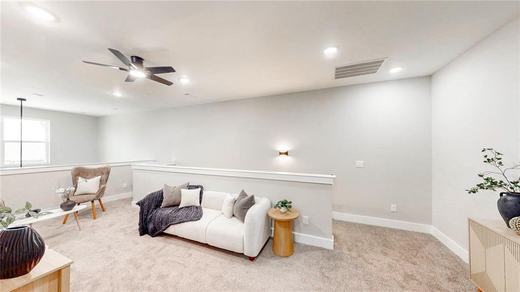 Furnished interior view inside a new home in , Denton (Image 23).