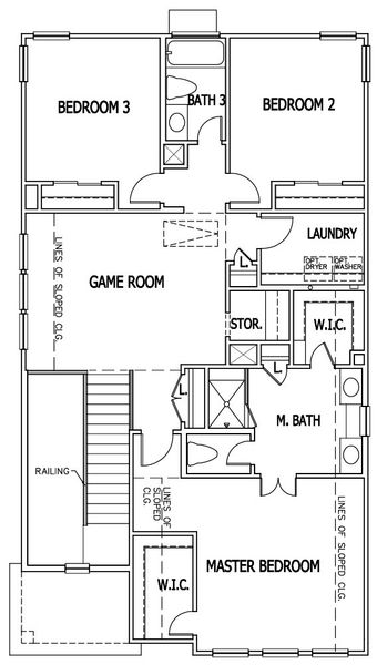 2D floor plan layout of this home in Avondale, San Antonio, TX (Image 3).