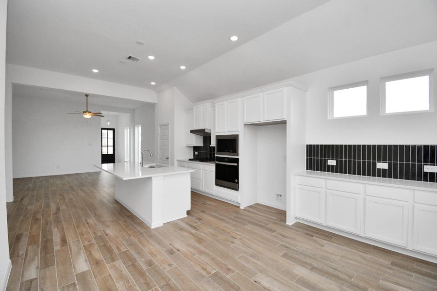 Furnished interior view inside a new home in Elyson, Katy (Image 9).