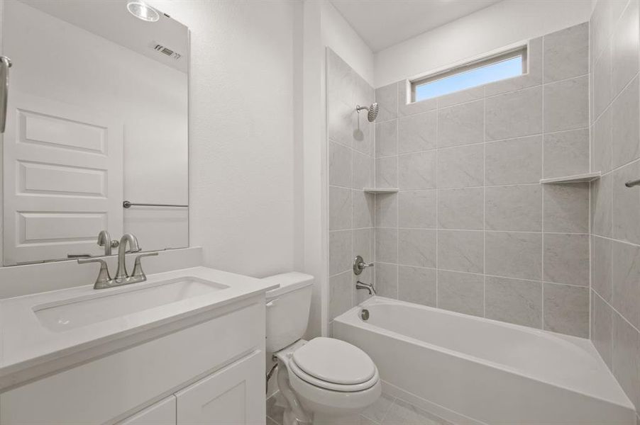 Furnished interior view inside a new home in Saddleback Estates, Boyd (Image 6).