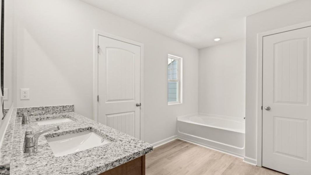 Furnished interior view inside a new home in Village at Pine Valley, Gainesville (Image 11). Furnished interior view inside a new home in Village at Pine Valley, Gainesville (Image 11).