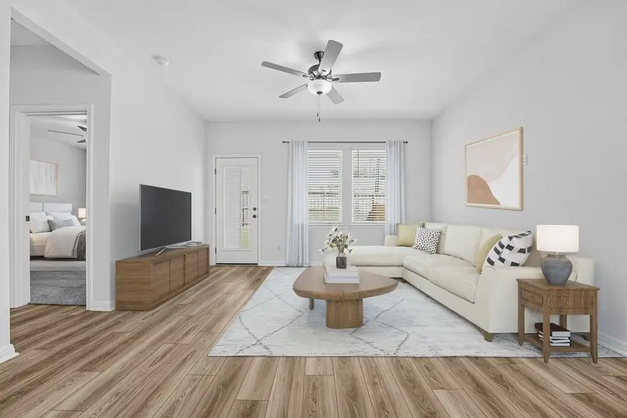 Furnished interior view inside a new home in Sunfield, Buda (Image 10).