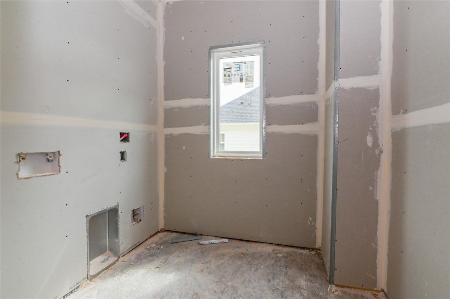 Utility room on the third floor