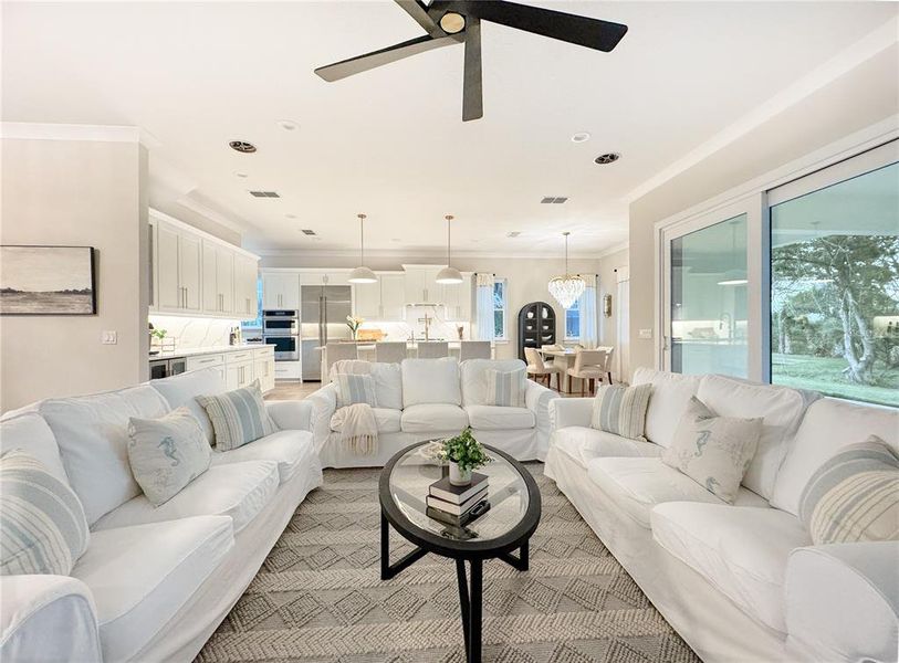Furnished interior view inside a new home in , Flagler Beach (Image 55).