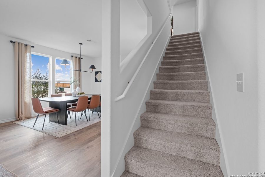 Furnished interior view inside a new home in Corley Farms, Boerne (Image 9).