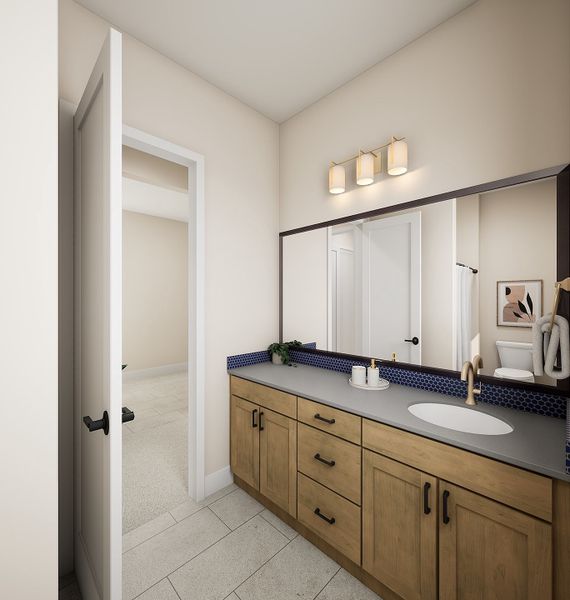 Representative furnished interior of a home built from the Rosemary Plan 40-2 by Tri Pointe Homes in Soleo, San Tan Valley (Image 13).