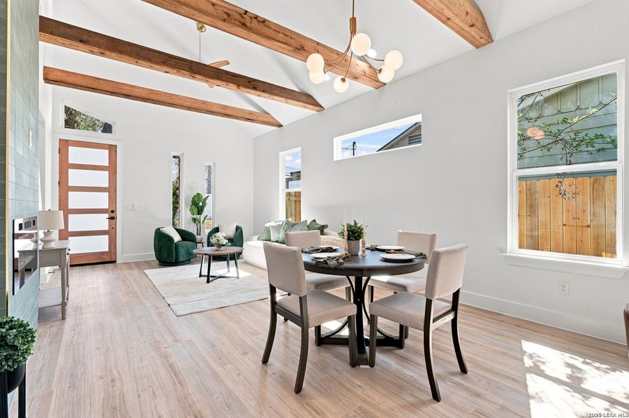 Furnished interior view inside a new home in , San Antonio (Image 8).