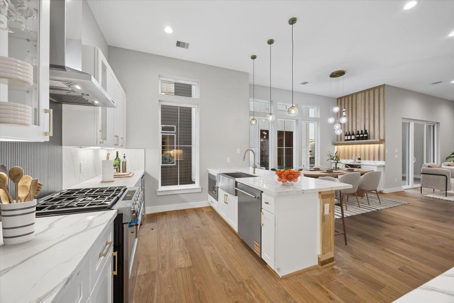 Furnished interior view inside a new home in , Houston (Image 14).