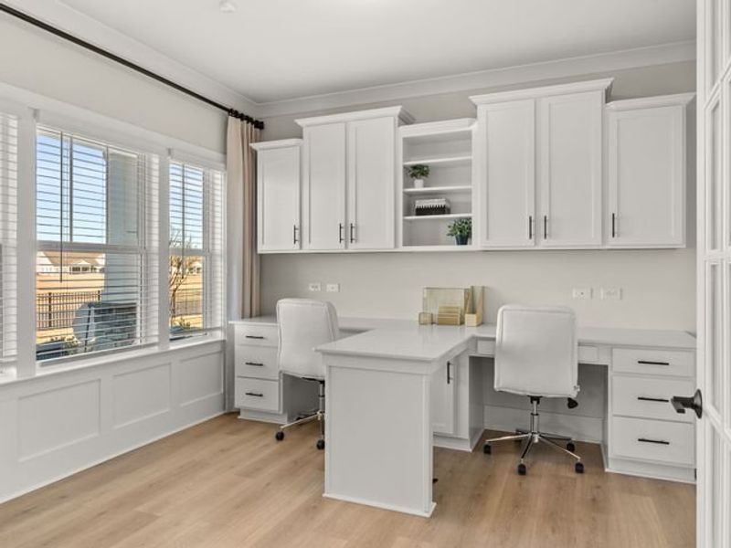Representative furnished interior of a home built from the Riley by True Homes in Wendell Springs, Wendell (Image 17).