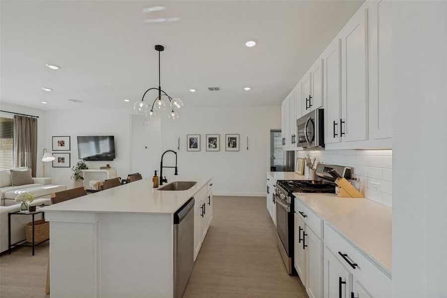 Furnished interior view inside a new home in Legacy Hills, Celina (Image 9).