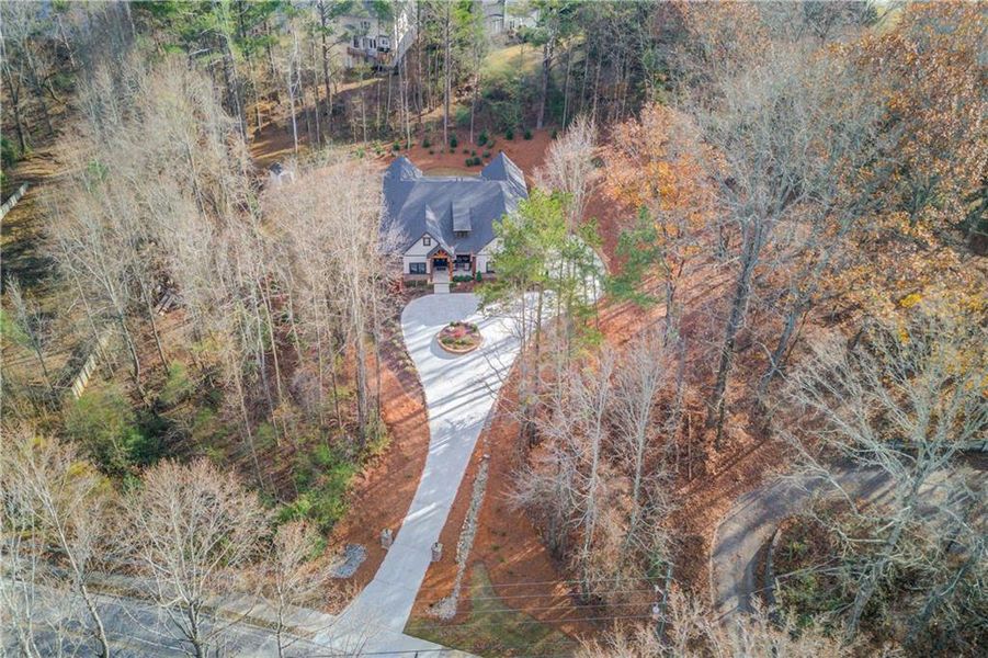 Front exterior of a new home in , Suwanee, GA, highlighting curb appeal (Image 22).