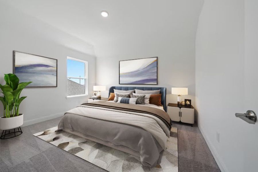 Virtually Staged Secondary Bedroom Virtually Staged Secondary Bedroom