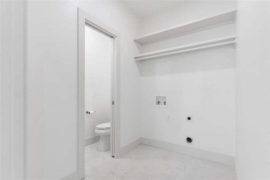 Laundry/ plus Half bathroom Laundry/ plus Half bathroom