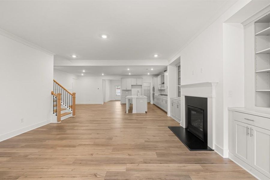 Spacious, unfurnished interior of a new home in The Court at Gainesville Township, Gainesville (Image 17).