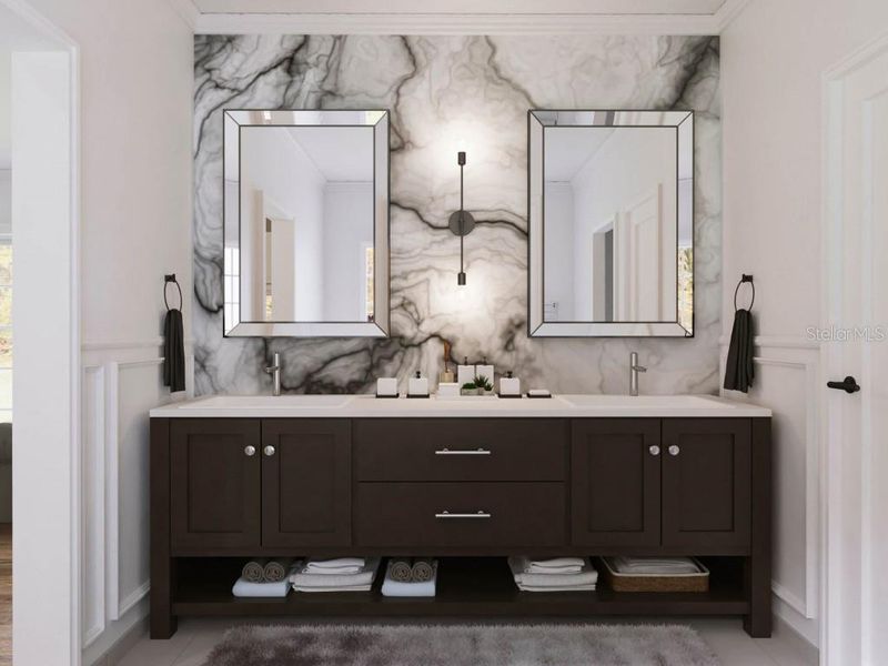 Furnished interior view inside a new home in , Myakka City (Image 7). Furnished interior view inside a new home in , Myakka City (Image 7).