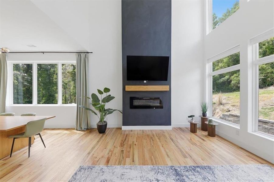 Furnished interior view inside a new home in , Atlanta (Image 42).