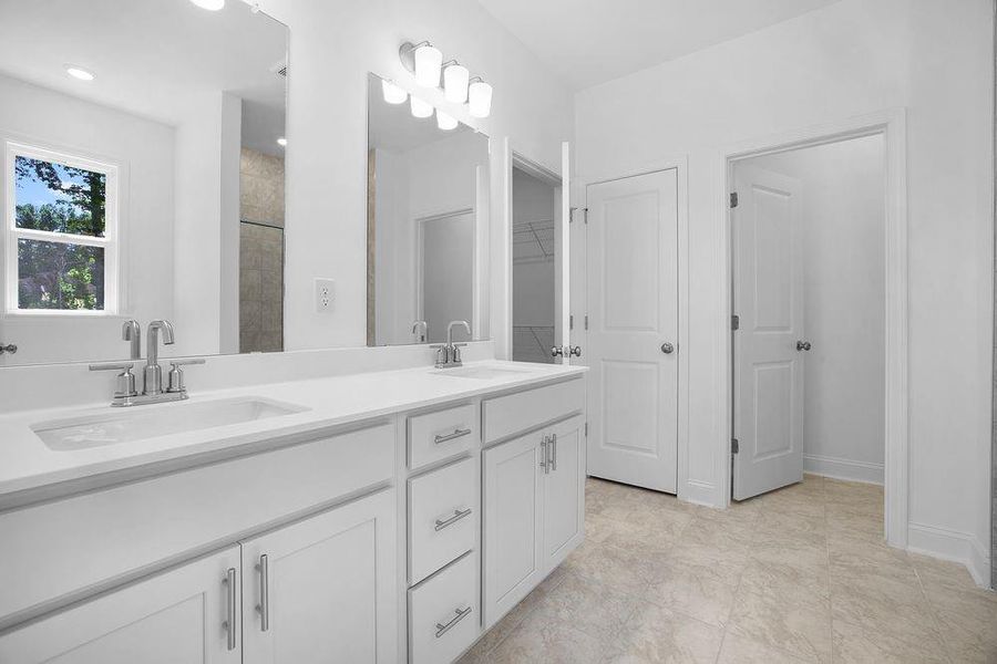 Furnished interior view inside a new home in Bailey Fence, Dacula (Image 12).