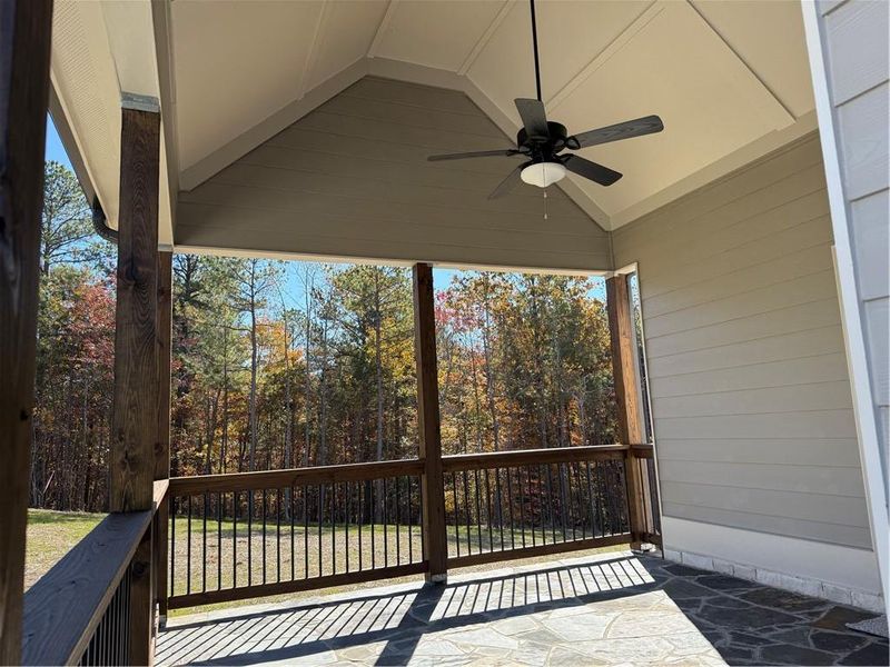 Exterior details and patio area of a home in , Waleska (Image 25).