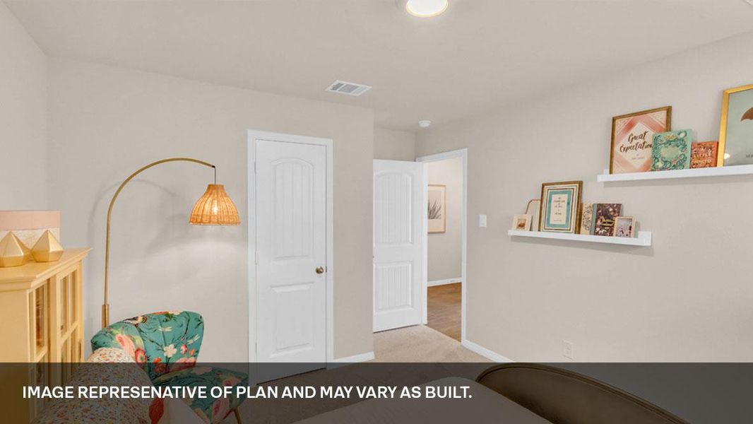 Furnished interior view inside a new home in Southgrove, Kyle (Image 19).