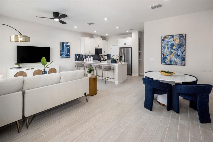 Furnished interior view inside a new home in Meadowlark Landing, Apopka (Image 4).