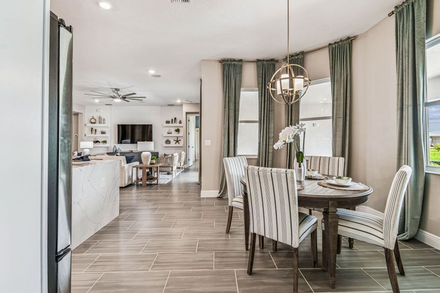 Furnished interior view inside a new home in River Preserve Estates, Parrish (Image 53).