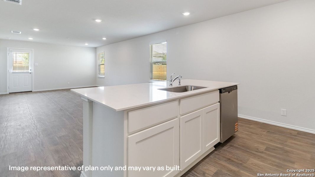 Furnished interior view inside a new home in Riverstone at Westpointe, San Antonio (Image 3).