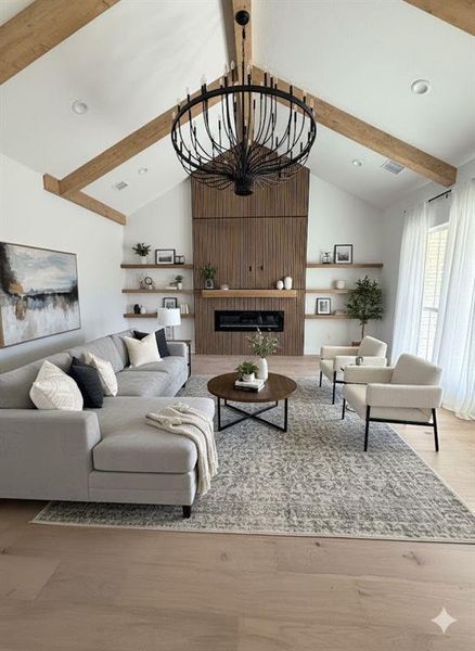 Furnished interior view inside a new home in , Pottsboro (Image 6). Furnished interior view inside a new home in , Pottsboro (Image 6).