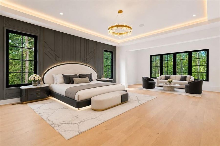Furnished interior view inside a new home in , Alpharetta (Image 15).