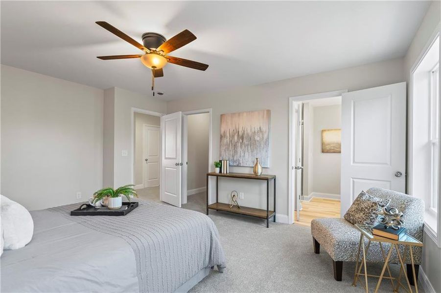 Furnished interior view inside a new home in , Gainesville (Image 38).