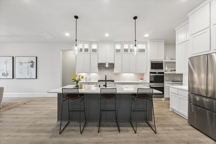 Furnished interior view inside a new home in , Fulshear (Image 34).