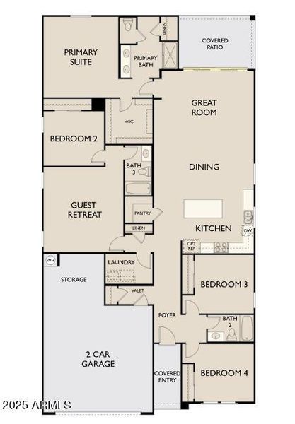 Lot 42 Lavender Floorplan