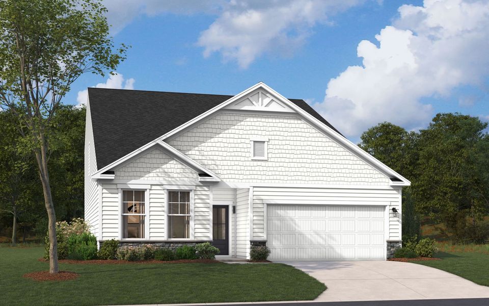 Representative exterior photo of a completed home built from the The Jefferson by Stanley Martin Homes in Stratford, Denver, NC (Image 11).